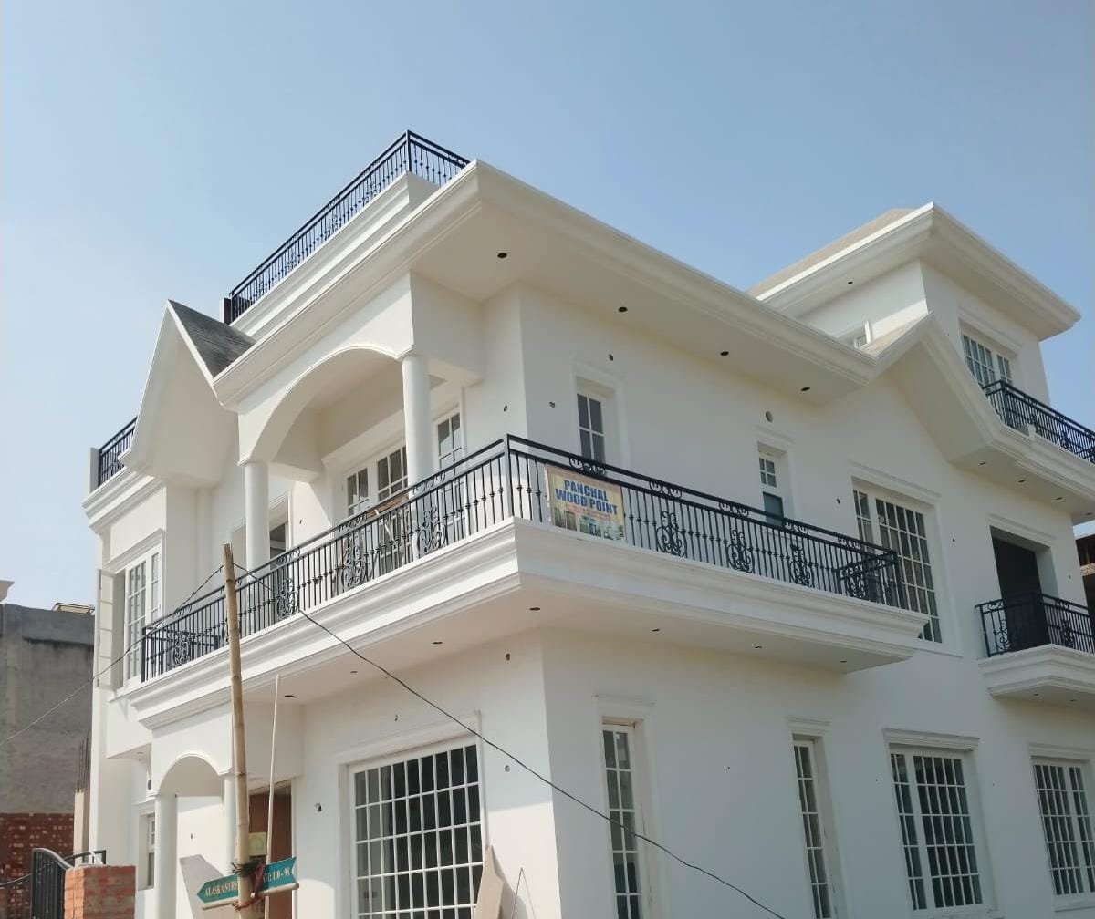 Completed house painting project